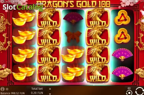 Οθόνη7. Dragon's Gold 100 Κουλοχέρης
