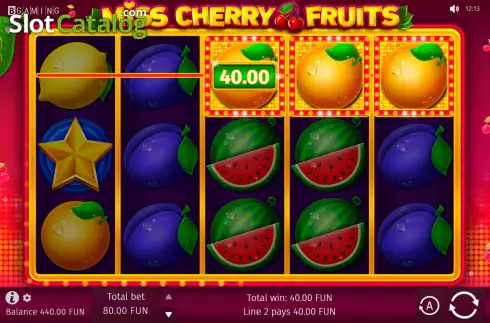 Οθόνη3. Miss Cherry Fruits Κουλοχέρης