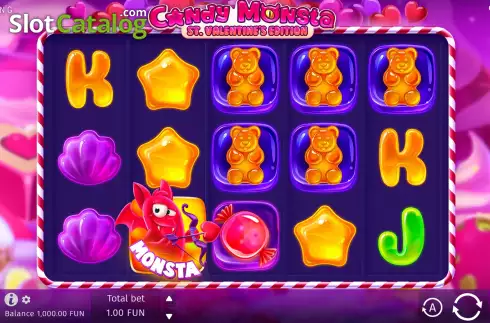 Οθόνη3. Candy Monsta Κουλοχέρης