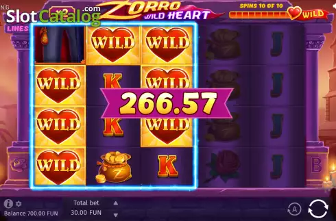 Οθόνη3. Zorro Wild Heart Κουλοχέρης 