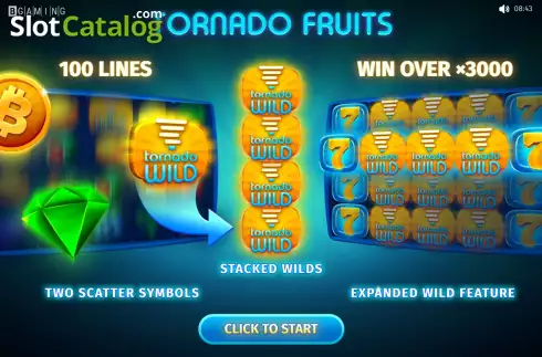 Οθόνη2. Tornado Fruits Κουλοχέρης
