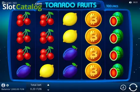 Οθόνη3. Tornado Fruits Κουλοχέρης