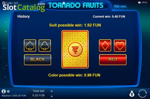Οθόνη7. Tornado Fruits Κουλοχέρης