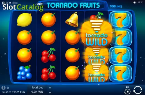 Οθόνη6. Tornado Fruits Κουλοχέρης