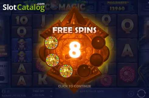 Οθόνη7. Aztec Magic Megaways Κουλοχέρης