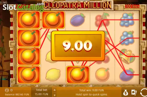Οθόνη3. Cleopatra Million Κουλοχέρης