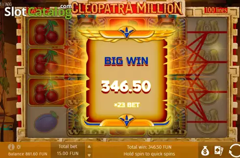 Οθόνη4. Cleopatra Million Κουλοχέρης