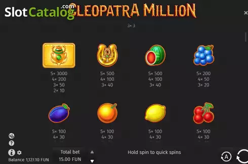 Οθόνη6. Cleopatra Million Κουλοχέρης