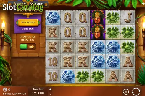 Οθόνη3. Aztec Magic Bonanza Κουλοχέρης