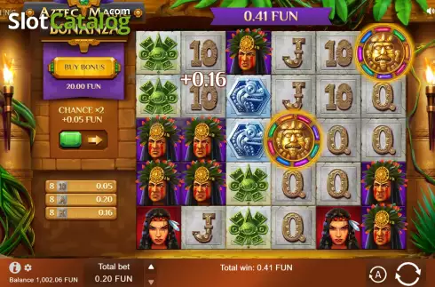 Οθόνη5. Aztec Magic Bonanza Κουλοχέρης