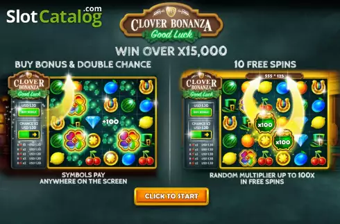 Οθόνη2. Clover Bonanza Κουλοχέρης