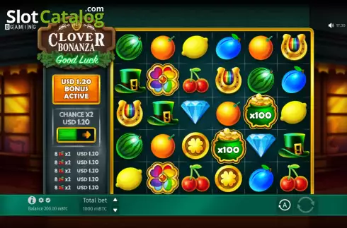 Οθόνη5. Clover Bonanza Κουλοχέρης