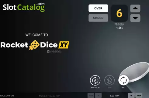 Οθόνη2. Rocket Dice XY Κουλοχέρης