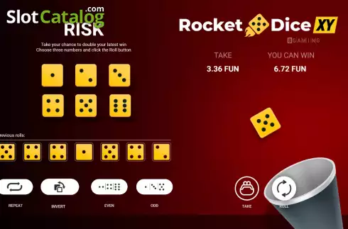 Οθόνη5. Rocket Dice XY Κουλοχέρης