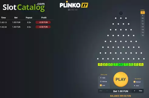 Οθόνη2. Plinko XY Κουλοχέρης 