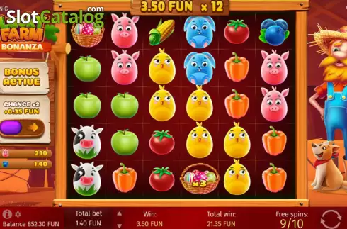 Οθόνη2. Lucky Farm Bonanza Κουλοχέρης