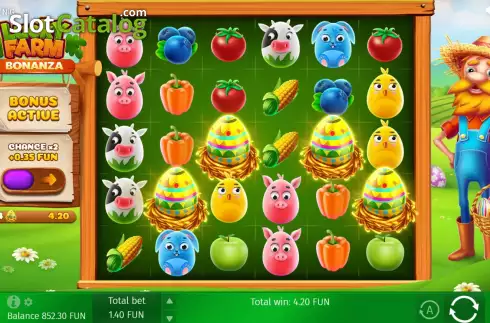 Οθόνη5. Lucky Farm Bonanza Κουλοχέρης