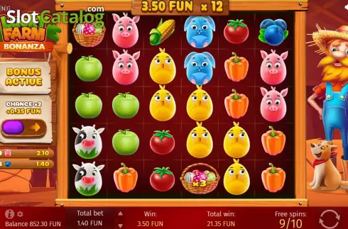 Οθόνη9. Lucky Farm Bonanza Κουλοχέρης