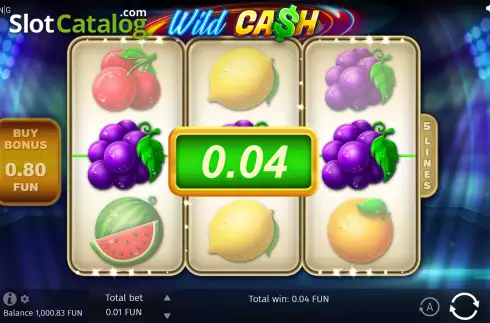 Οθόνη4. Wild Cash (BGAMING) Κουλοχέρης