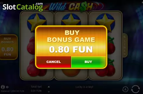 Οθόνη5. Wild Cash (BGAMING) Κουλοχέρης