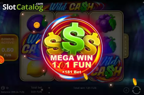Οθόνη8. Wild Cash (BGAMING) Κουλοχέρης