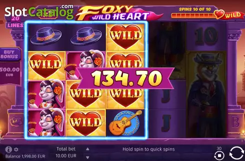 Οθόνη3. Foxy Wild Heart Κουλοχέρης