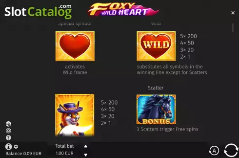 Οθόνη8. Foxy Wild Heart Κουλοχέρης