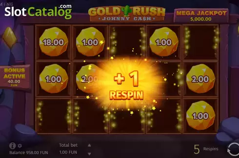 Οθόνη9. Gold Rush With Johnny Cash Κουλοχέρης 