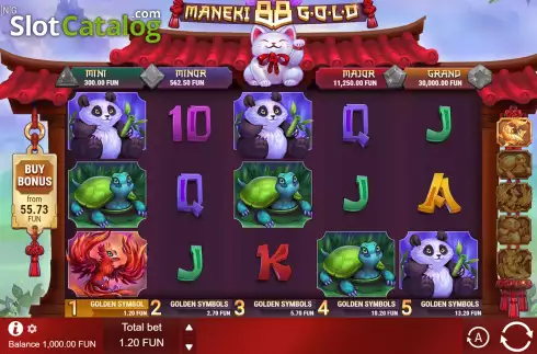 Οθόνη3. Maneki 88 Gold Κουλοχέρης 