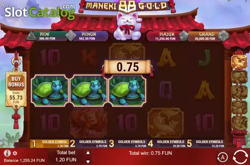 Οθόνη4. Maneki 88 Gold Κουλοχέρης 