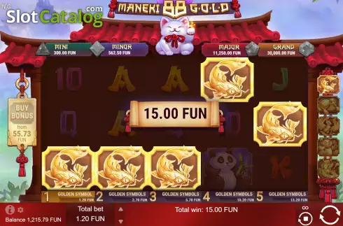 Οθόνη6. Maneki 88 Gold Κουλοχέρης 