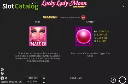 Οθόνη9. Lady Wolf Moon Megaways Κουλοχέρης