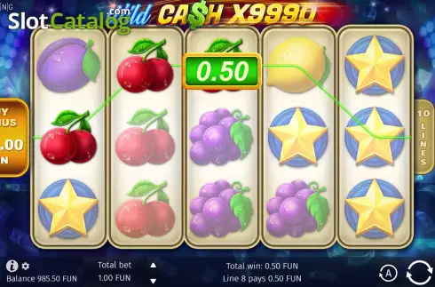 Οθόνη4. Wild Cash x9990 Κουλοχέρης