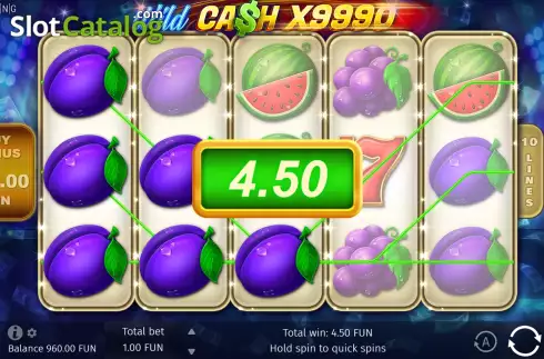 Οθόνη5. Wild Cash x9990 Κουλοχέρης