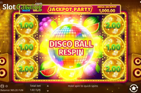 Οθόνη8. Miss Cherry Fruits Jackpot Party Κουλοχέρης 
