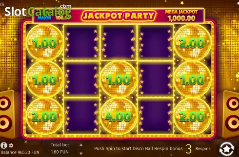 Οθόνη9. Miss Cherry Fruits Jackpot Party Κουλοχέρης 