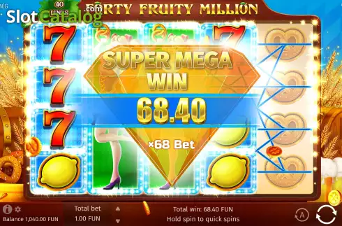 Οθόνη6. Forty Fruity Million Κουλοχέρης