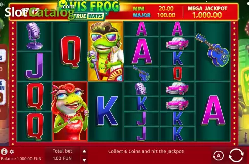 Οθόνη3. Elvis Frog TrueWays Κουλοχέρης 