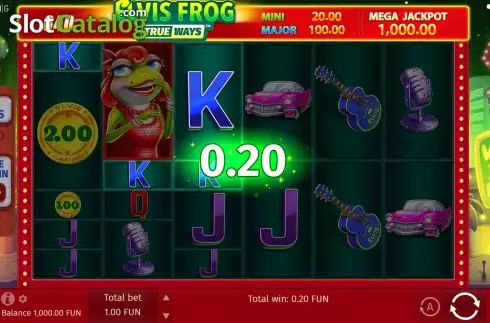 Οθόνη5. Elvis Frog TrueWays Κουλοχέρης 