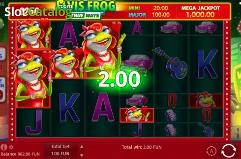 Οθόνη6. Elvis Frog TrueWays Κουλοχέρης 