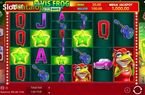 Οθόνη8. Elvis Frog TrueWays Κουλοχέρης 
