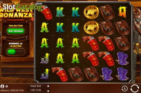 Οθόνη2. Wild West Bonanza Κουλοχέρης 