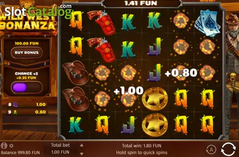 Οθόνη4. Wild West Bonanza Κουλοχέρης 