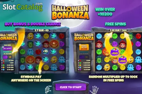 Οθόνη2. Halloween Bonanza Κουλοχέρης