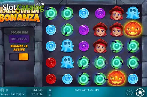 Οθόνη5. Halloween Bonanza Κουλοχέρης