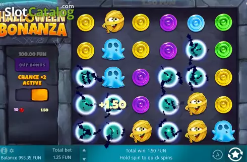 Οθόνη6. Halloween Bonanza Κουλοχέρης
