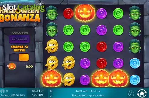 Οθόνη8. Halloween Bonanza Κουλοχέρης