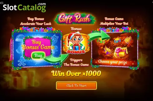Οθόνη2. Gift Rush Κουλοχέρης