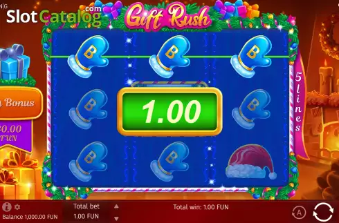 Οθόνη4. Gift Rush Κουλοχέρης