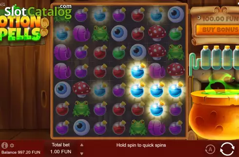 Οθόνη4. Potion Spells Κουλοχέρης